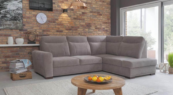 Rohová sedací souprava LOOS 264x198 cm 