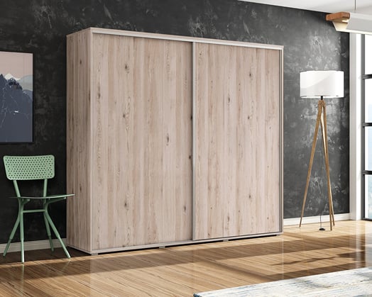 Vysoká šatní skříň Alena 15 bez zrcadla 175x245x62 sanremo výprodej
