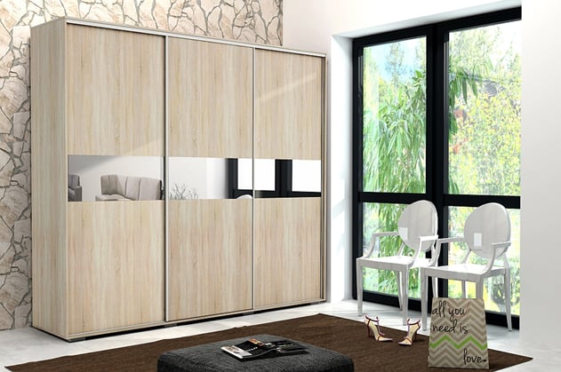 ŠATNÍ SKŘÍŇ  ALENA 27 278/245/62 zrcadlo pruh