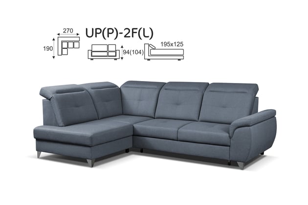 SEDACÍ SOUPRAVA CITRUS UP+2F