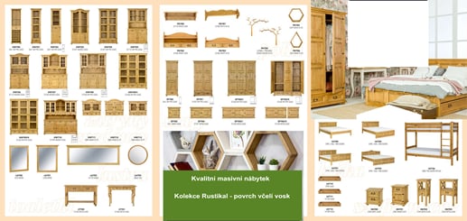 MASIVNÍ RUSTIKÁLNÍ JÍDELNÍ ŽIDLE KT700 CELODŘEVĚNÁ  - kolekce Rustikal