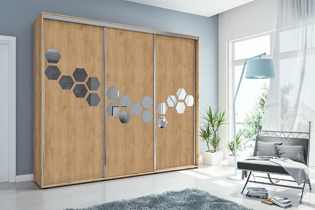 SKŘÍŇ S POSUVNÝMI DVEŘMI ALENA 23 250/245/61 cm