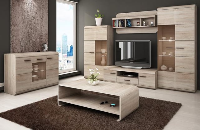 Obývací stěna Lenka 300 cm dub sonoma 
