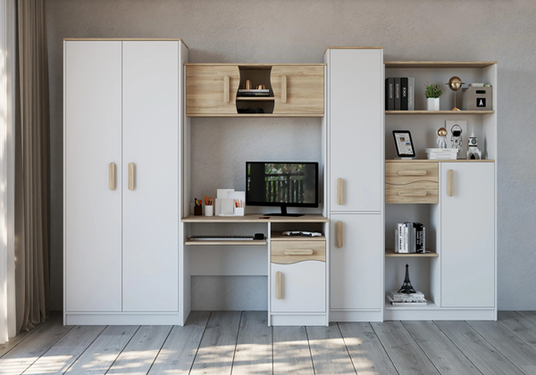 Dětský pokoj Moly 300 sonoma,bílá 