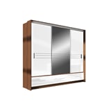 švestka bílé lesklé dveře