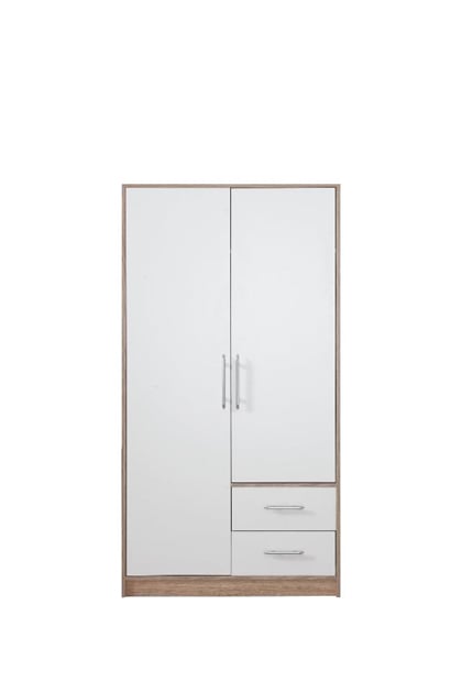 ŠATNÍ SKŘÍŇ SOBOTO 3 100/190/56 sonoma bílá bez zrcadla