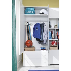 ŠATNÍ SKŘÍŇ SIGMA SI3 80/190/50 - vnitřek