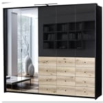 černá+černý lesk+dub artisan 