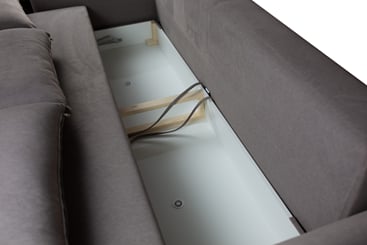 Rozkládací pohovka Stella 245 cm polštářová - up