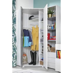 ŠATNÍ SKŘÍŇ SIGMA SI2 90/190/90 - vnitřek