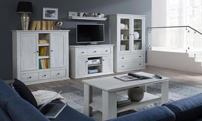 REGÁL KNIHOVNA ZOME MZ7 135/130/40 - náhled craft zlatý