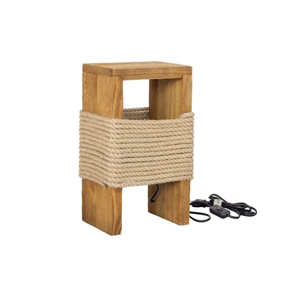 STOLNÍ LAMPA LP012 + JUTA LANO 